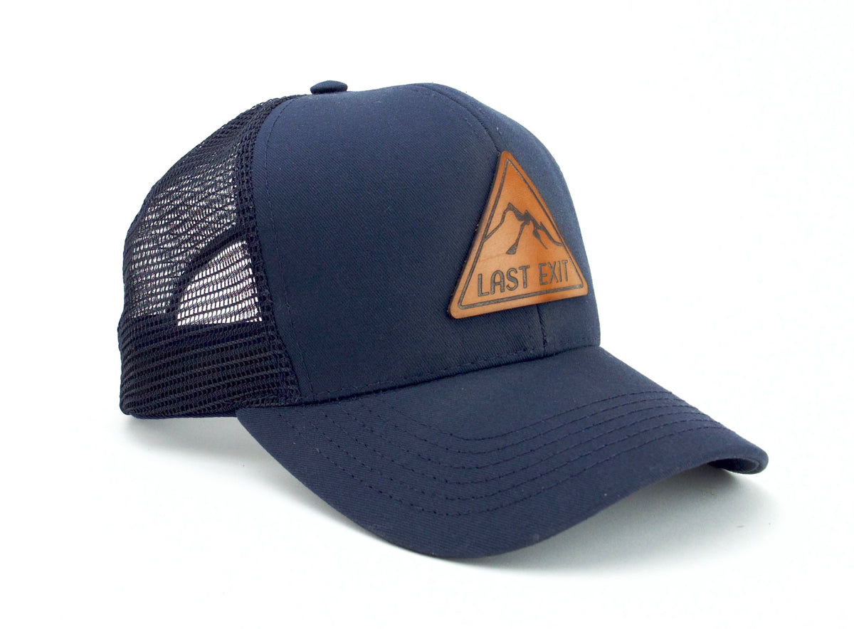 Leather Patch Trucker