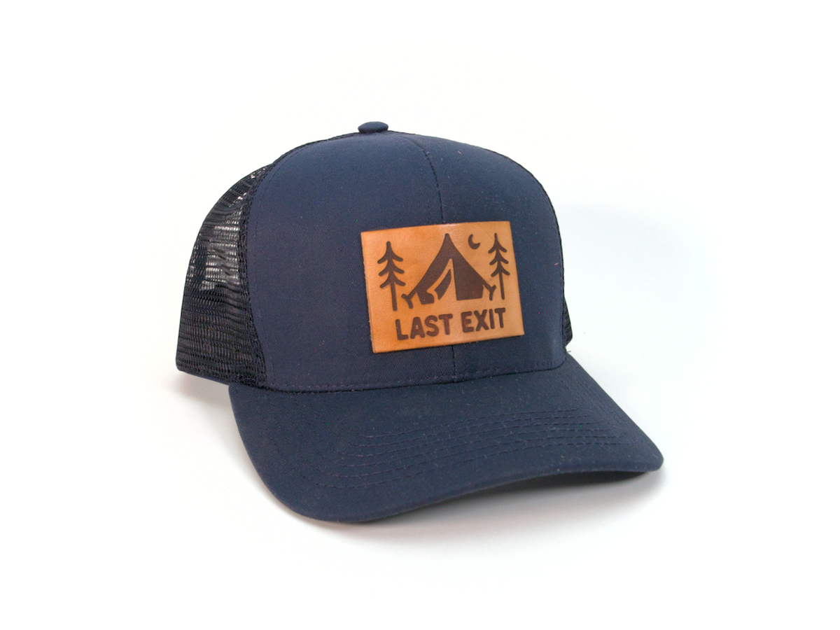 Leather Patch Trucker